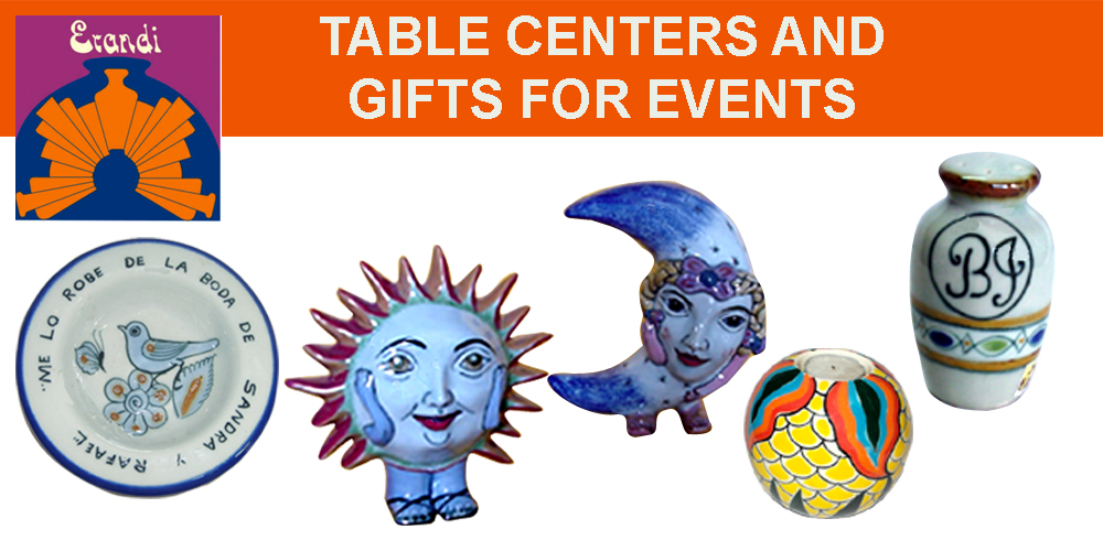 TABLE CENTER AND GIFTS FOR EVENTS